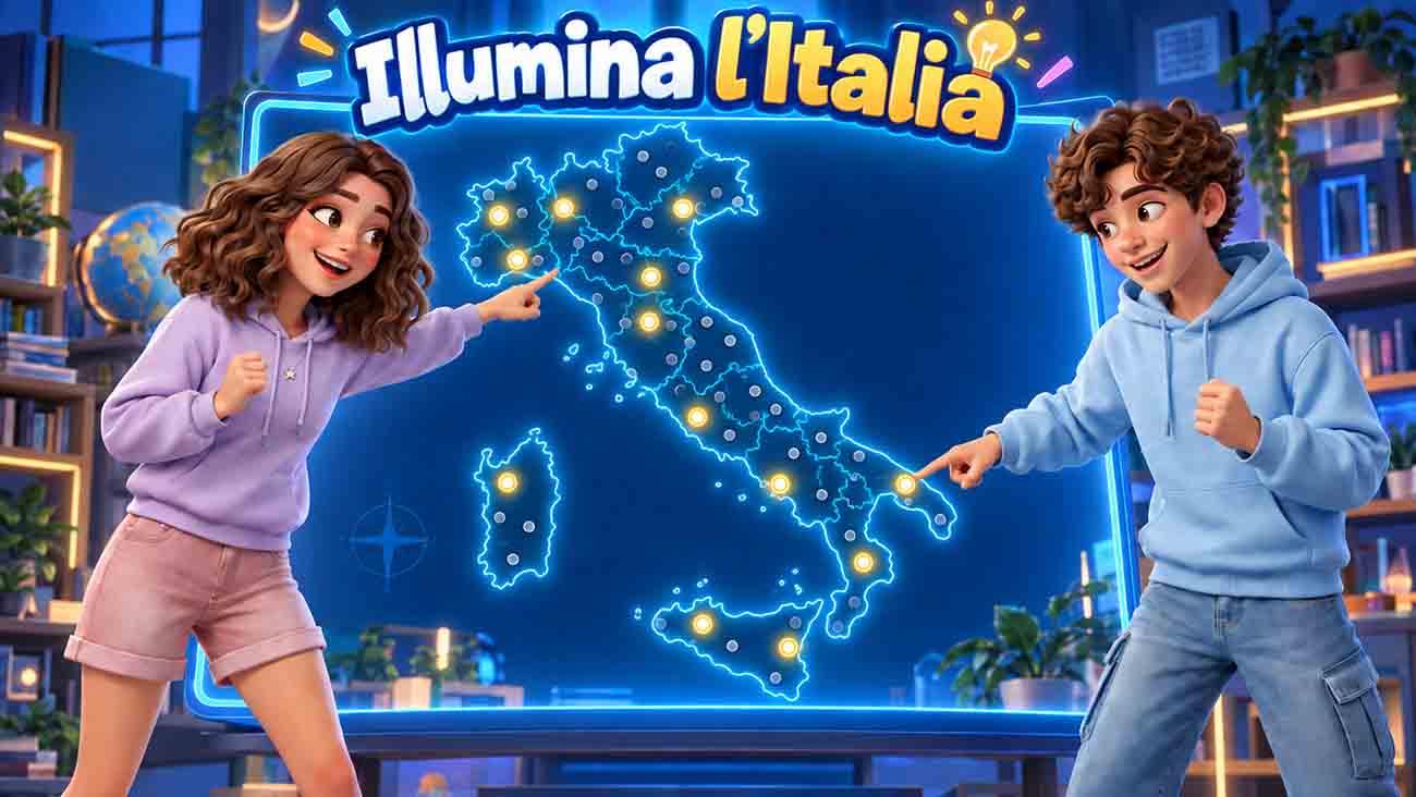 Illumina l'Italia: un click per accenderla tutti insieme